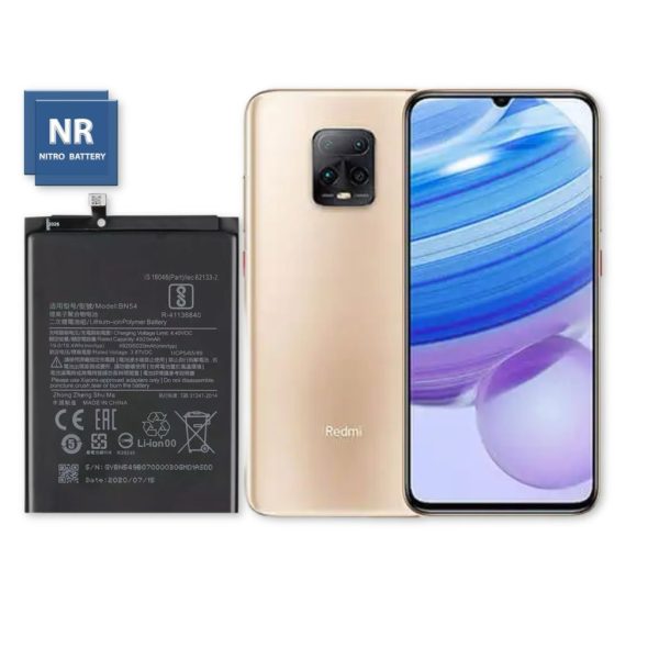 redmi 10x pro 5g BN53 باتری 100% اورجینال شیائومی