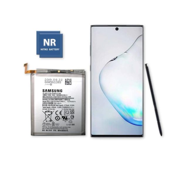 note 10 plus باتری 100% اورجینال سامسونگ