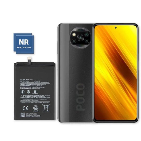 poco x3 BN57 باتری 100% اورجینال شیائومی