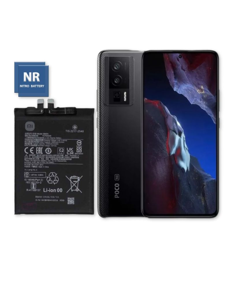 poco f5 pro BM5N باتری 100% اورجینال شیائومی