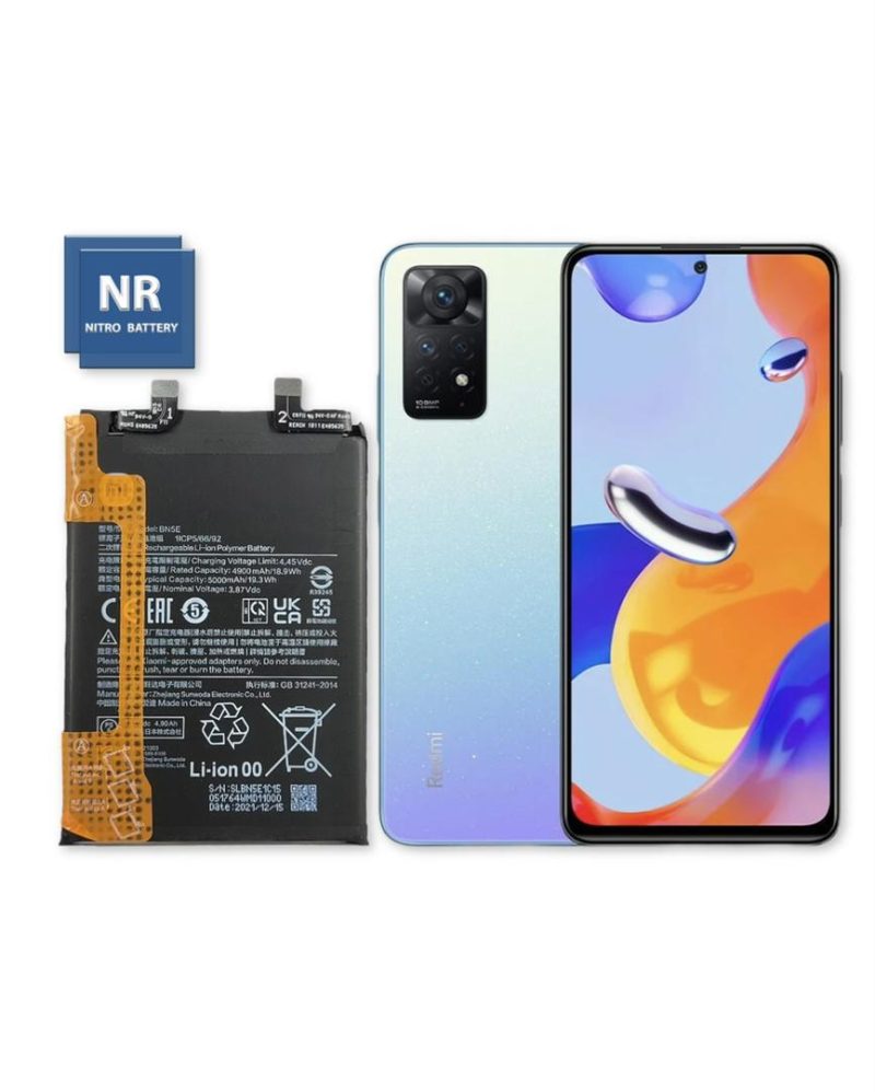 redmi note 11 pro BN5E باتری 100% اورجینال شیائومی