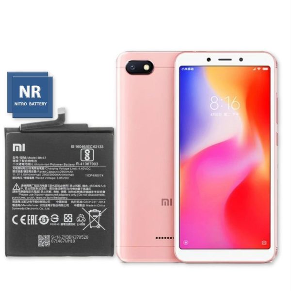 redmi 6 bn37 باتری 100% اورجینال شیائومی