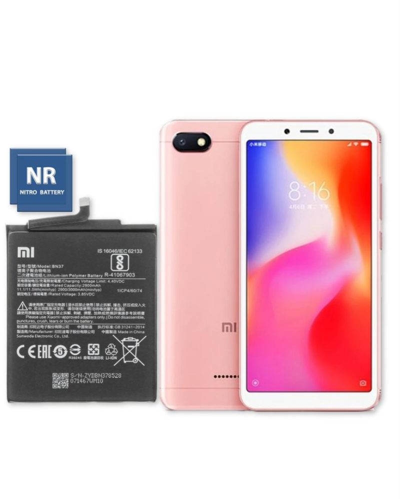 redmi 6 bn37 باتری 100% اورجینال شیائومی