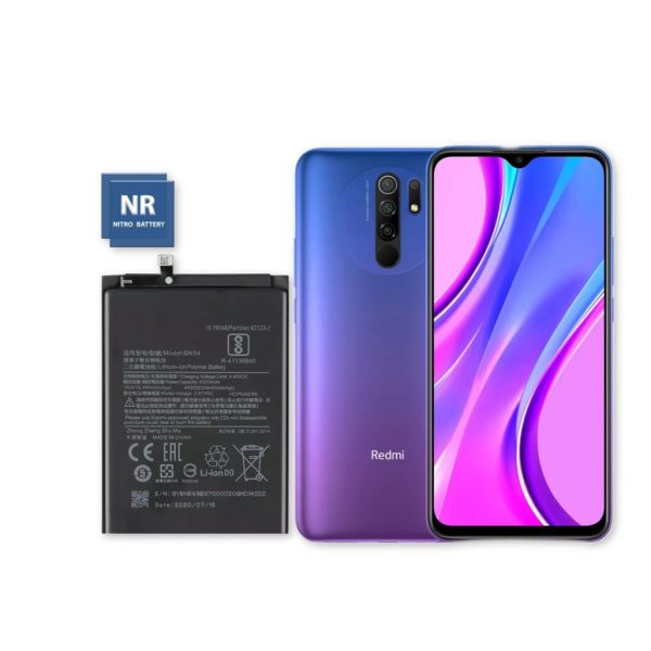 redmi 9 bn54 باتری 100% اورجینال شیائومی