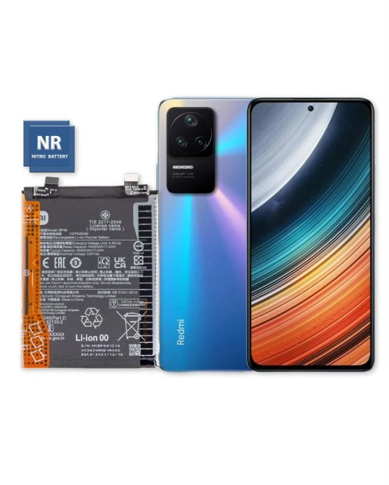 redmi k 40s BP49 باتری 100% اورجینال شیائومی