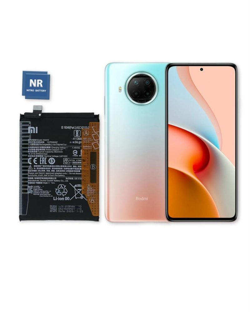 redmi note 9 pro 5g bm4w باتری شیائومی